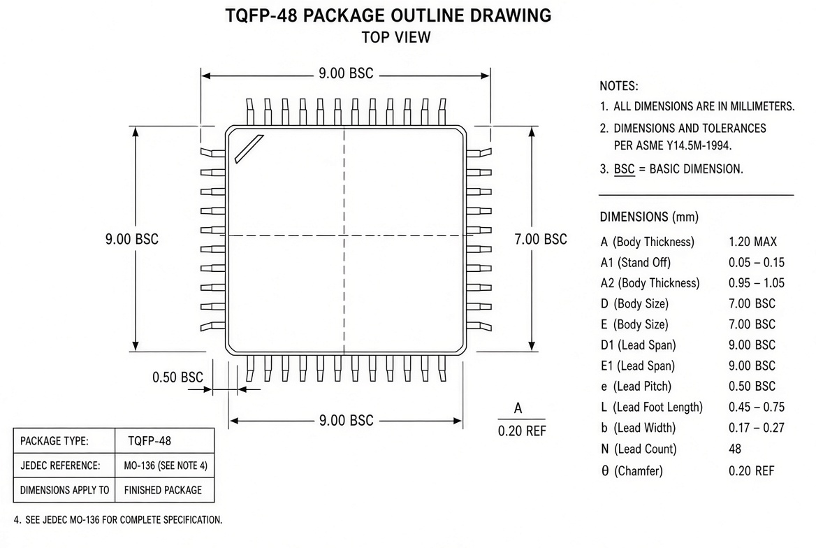 CV32-BMS package outline